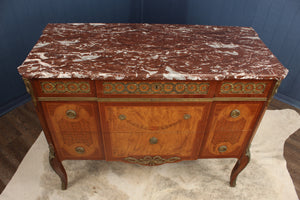 French Marble Top Chest c.1900