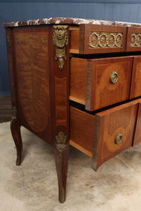 French Marble Top Chest c.1900