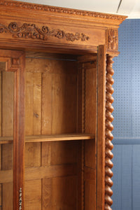 French Oak Bookcase c.1890