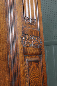 English Oak Hallrobe c.1900