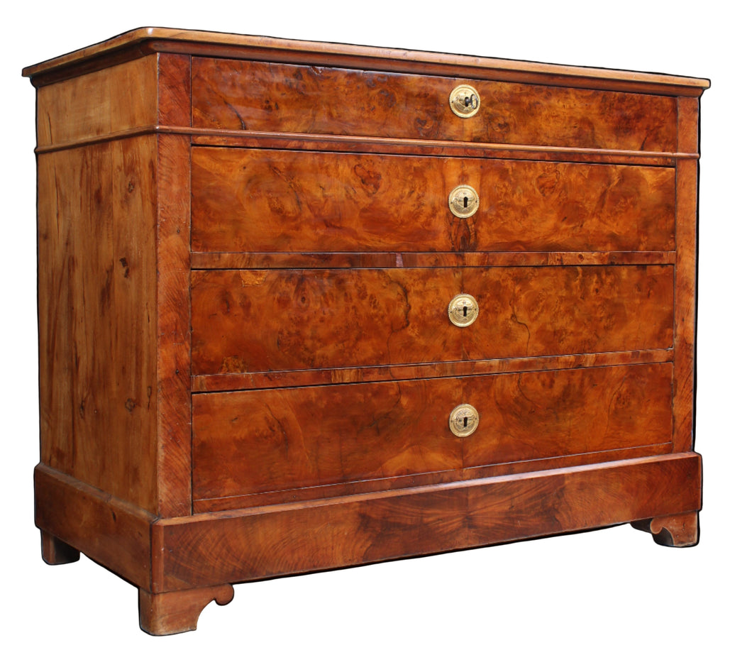 Burl Walnut French Chest c.1780