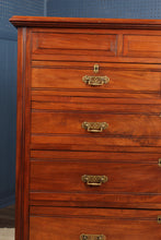 Load image into Gallery viewer, English Walnut Chest of Drawers c.1890