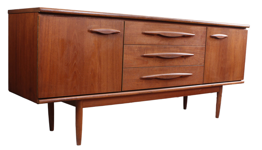 English Teak Midcentury Sideboard c.1960