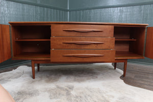 English Teak Midcentury Sideboard c.1960