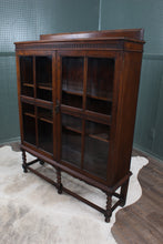 Load image into Gallery viewer, English Oak Bookcase c.1900