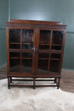 Load image into Gallery viewer, English Oak Bookcase c.1900