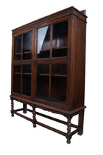 Load image into Gallery viewer, English Oak Bookcase c.1900