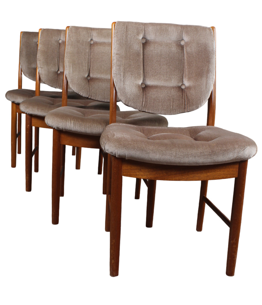Scottish Teak Midcentury Chairs by McIntosh c.1960