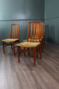 English GPlan Fresco Highback Teak Chairs c.1960