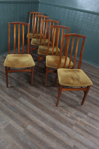 English GPlan Fresco Highback Teak Chairs c.1960