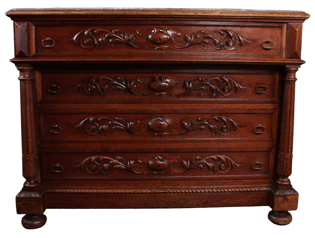 French Marble Top Commode c.1790