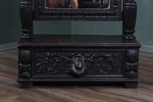 Load image into Gallery viewer, Carved Oak French Cheval c.1880