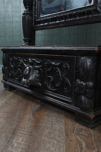 Carved Oak French Cheval c.1880