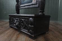 Load image into Gallery viewer, Carved Oak French Cheval c.1880