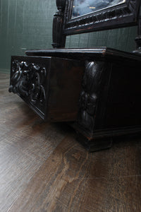 Carved Oak French Cheval c.1880