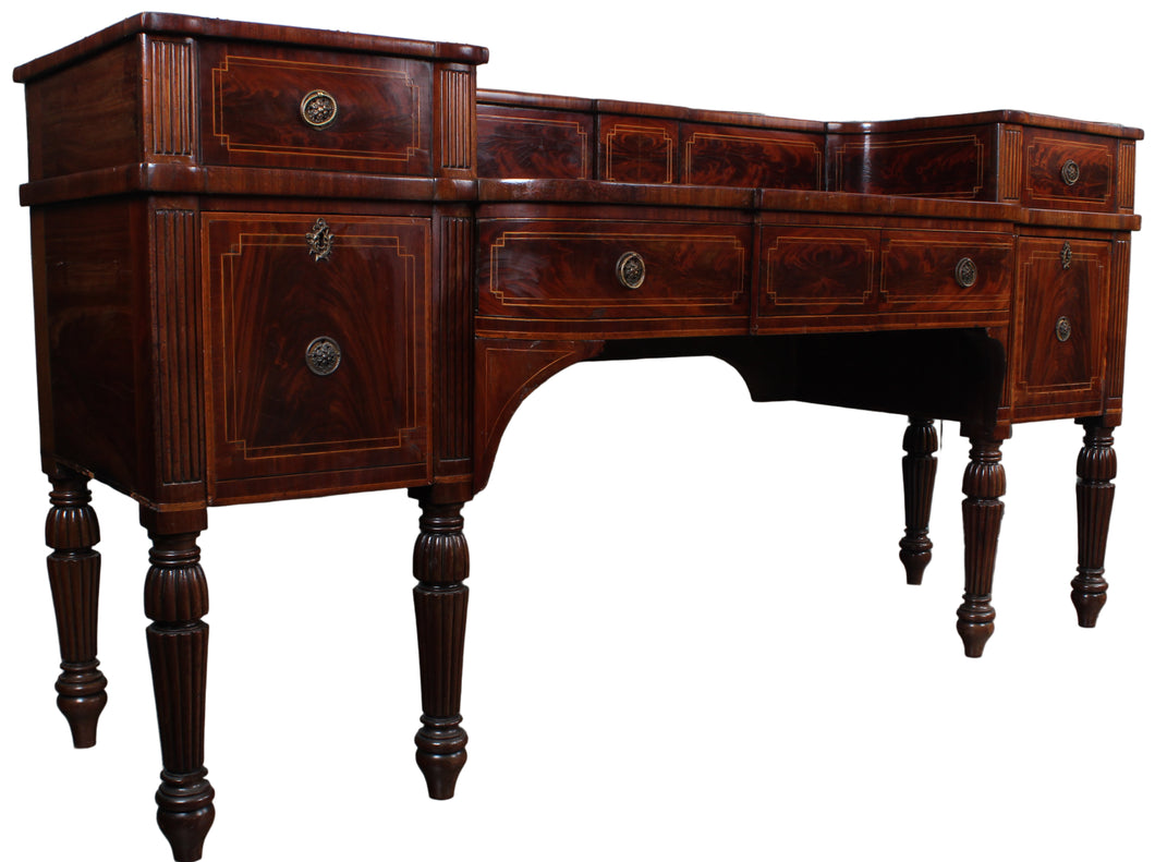 English Regency Mahogany Sideboard 19th century