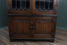 Load image into Gallery viewer, English Oak Linenfold Bookcase