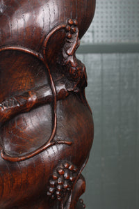 A Stunning 19th Century English Handcarved Column