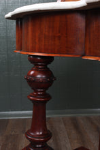 Load image into Gallery viewer, English Tile Back Victorian Washstand c.1890