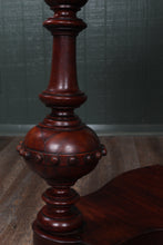Load image into Gallery viewer, English Tile Back Victorian Washstand c.1890
