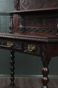 English Carved Oak Server c.1880