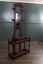 Load image into Gallery viewer, Carved French Mahogany Hallstand c.1900