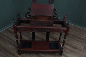 Carved French Mahogany Hallstand c.1900