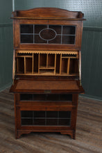 Load image into Gallery viewer, English Oak Bookcase c.1900
