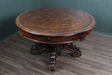 Load image into Gallery viewer, English Mahogany Leathered Center Table c1900