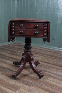 English Antique Regency Side Table in Mahogany c.1825
