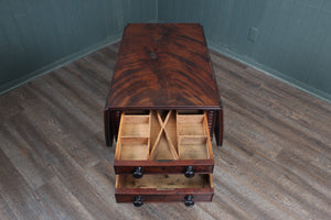 English Antique Regency Side Table in Mahogany c.1825
