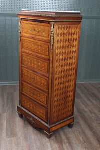 Inlaid French Mahogany Desk c.1870