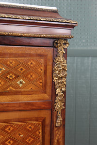 Inlaid French Mahogany Desk c.1870