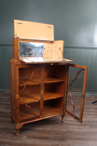 Art Deco English Cocktail Cabinet c.1930