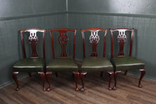 Load image into Gallery viewer, English Mahogany Chairs Set of 4