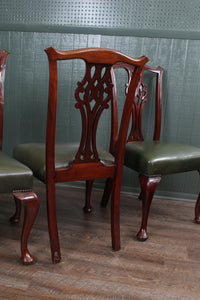 English Mahogany Chairs Set of 4