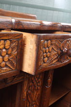 Load image into Gallery viewer, English Oak Art Deco Sideboard c.1930