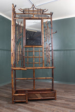 Load image into Gallery viewer, French Bamboo Hallstand c.1880