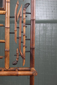 French Bamboo Hallstand c.1880