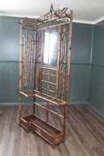 Load image into Gallery viewer, French Bamboo Hallstand c.1880