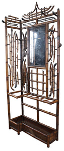 French Bamboo Hallstand c.1880