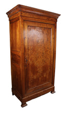Load image into Gallery viewer, French Single Burl Wardrobe c 1870