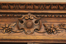 Load image into Gallery viewer, French Carved Oak Cabinet c.1880