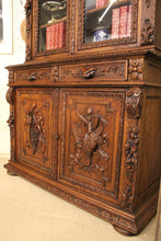Load image into Gallery viewer, French Carved Oak Cabinet c.1880