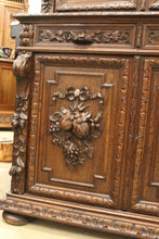 Load image into Gallery viewer, French Oak Bookcase over Cupboard c1880