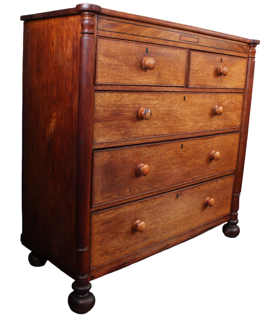 English Oak Chest of Drawers c.1850