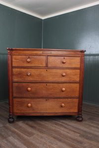 English Oak Chest of Drawers c.1850