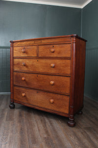 English Oak Chest of Drawers c.1850