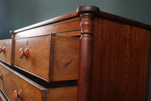 Load image into Gallery viewer, English Oak Chest of Drawers c.1850