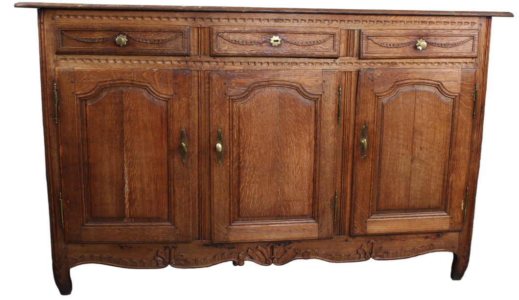 French Provincial Oak Sideboard c.1830